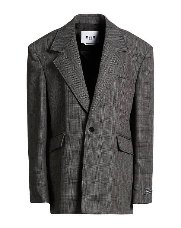 エムエスジイエム レディースーツ ブレザー MSGM テーラードジャケット Gray グレー