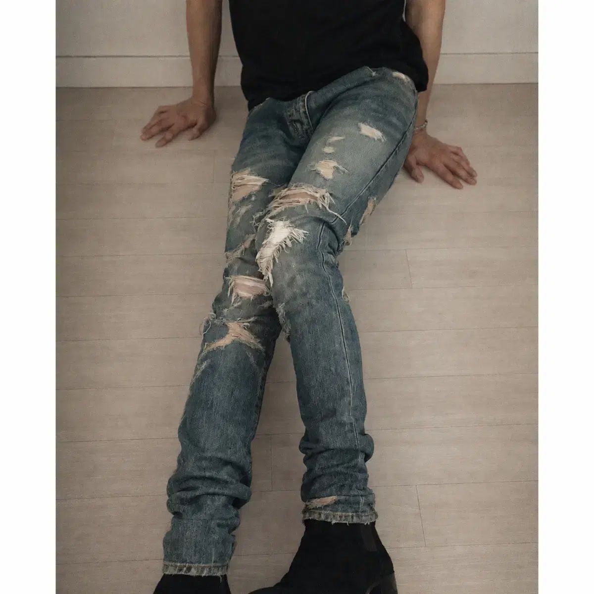 Saint Laurent 13FW ダメージジーンズ