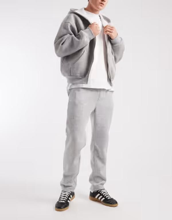ジャック アンド ジョーンズ メンズ ボトムス カジュアルパンツ ストレート スウェットパンツ Jack Jonestraight leg sweatpants in light Gray Melange グレー 9,346円