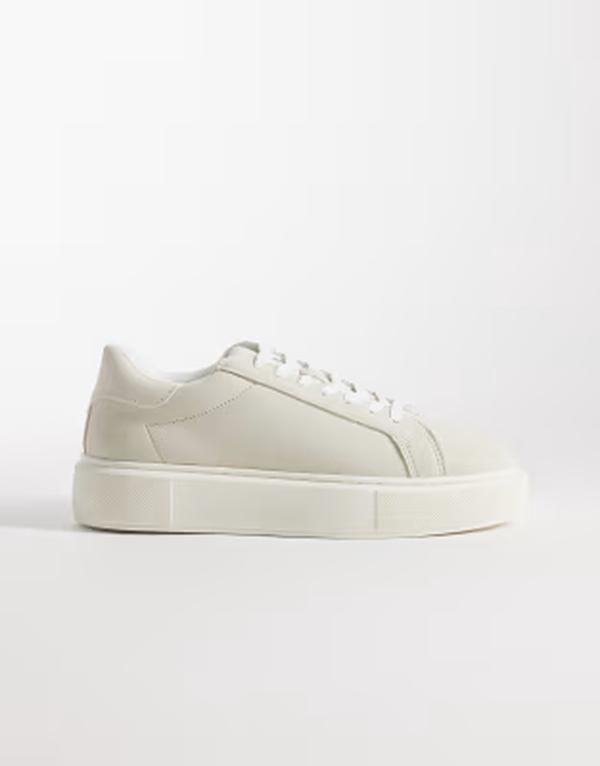ジャック アンド ジョーンズ メンズ シューズ スニーカー スエード Jack Jones faux suede sneakers in creamoonbeam クリーム