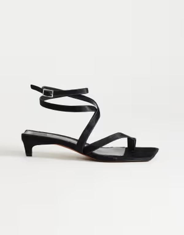 トップショップ レディース シューズ サンダル プリント レザー ヒール Topshop Sophie strappy mid heel sandals print hair on realeather Black pony ブラック