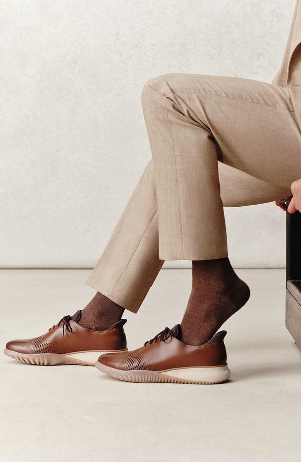 シーサーAeroブラウン コールハーン メンズ シューズ オックスフォード Cole Haan 6ZeroGrand