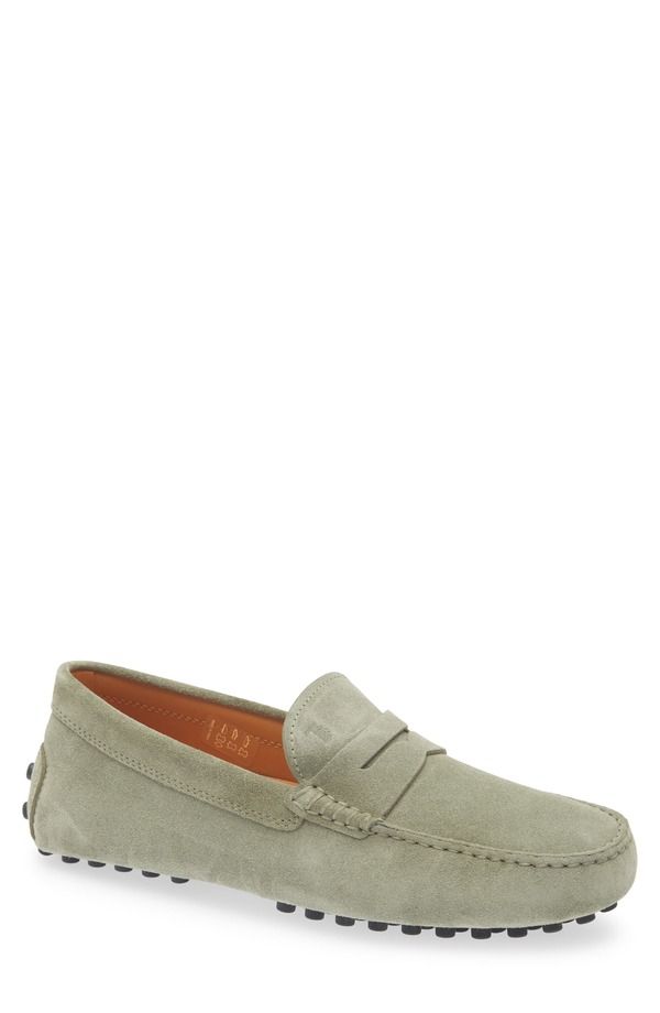 トッズ メンズ シューズ スリッポン・ローファー Tods Moc Toe Penny Loafer Safari Chiaro