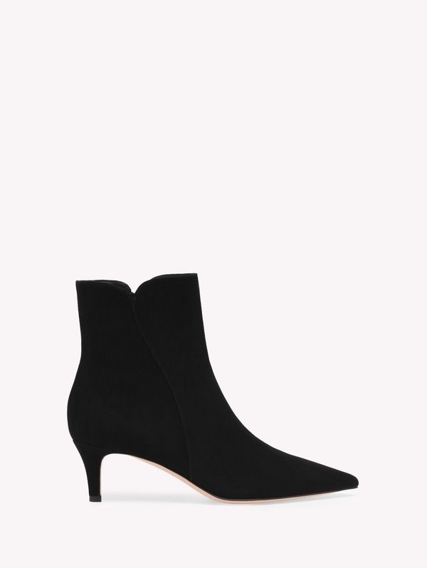 ジャンヴィト ロッシ レディース シューズ ブーツ・レインブーツ Gianvito Rossi Levy 55 Booties Black Suede ブラック