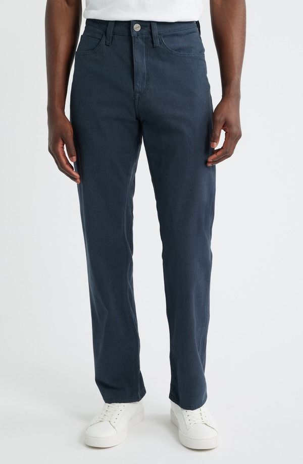 ３４ヘリテージ メンズ ボトムス カジュアルパンツ ストレート 34 Heritage Charisma Relaxed Straight Leg Twill Pants Navy Herringbone ネイビー
