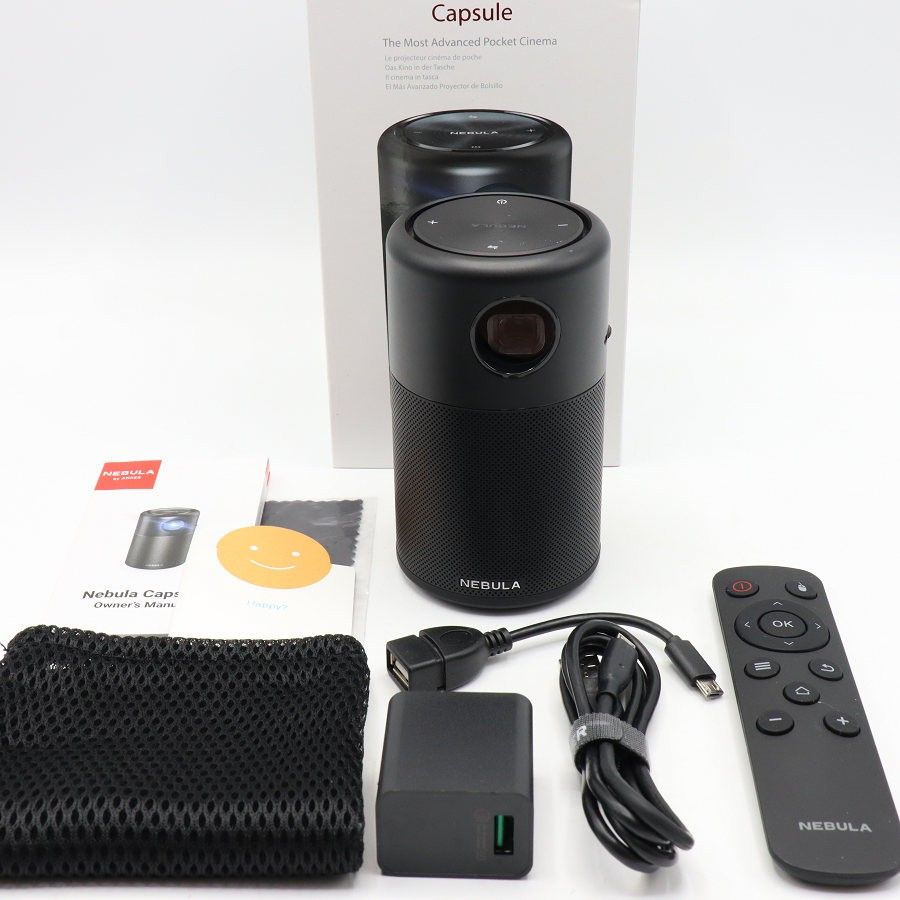Anker Nebula Capsule D4111511 ブラック モバイルプロジェクター