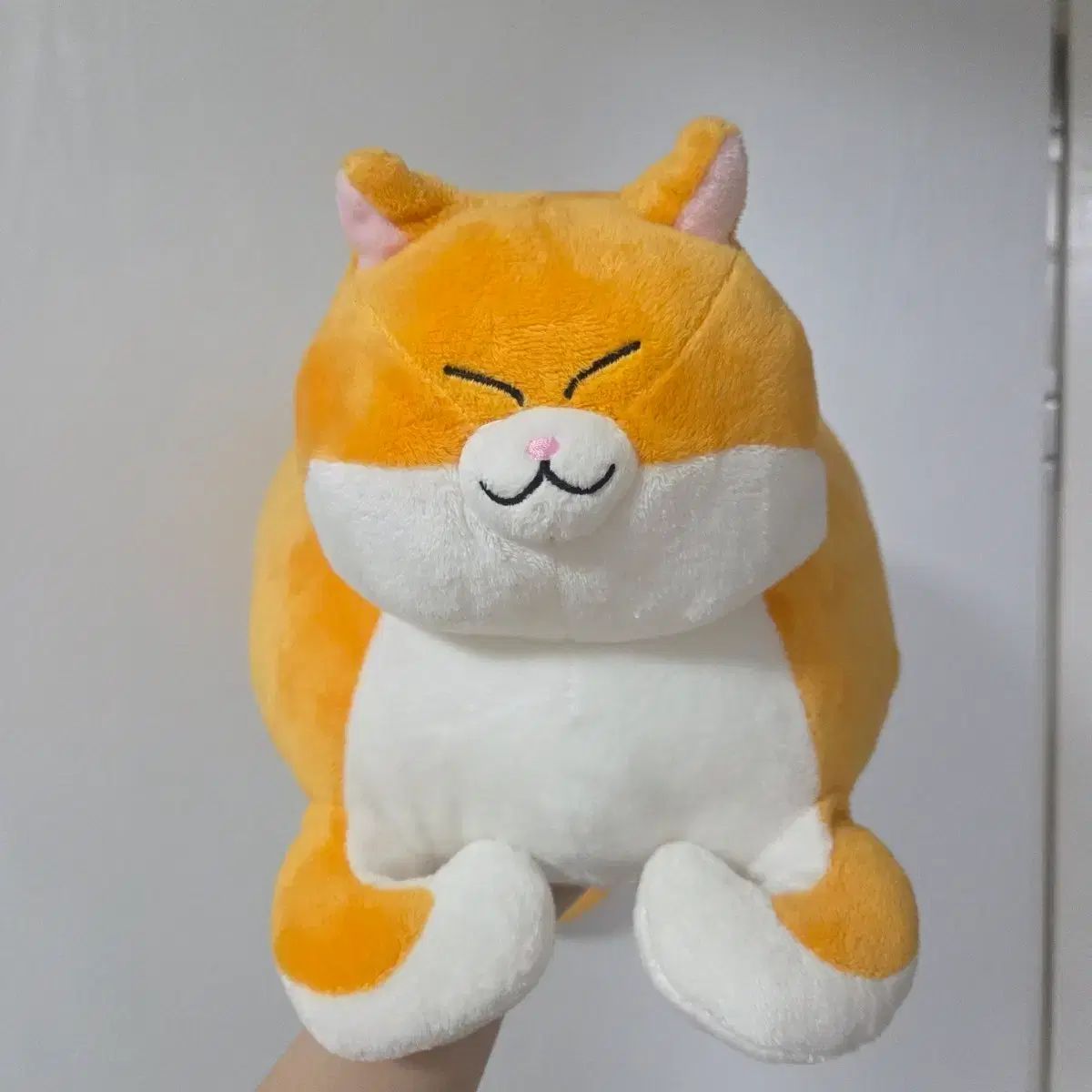 キルティングバッグ むっちり猫 チーズ 大型 ぬいぐるみ チーズ 猫