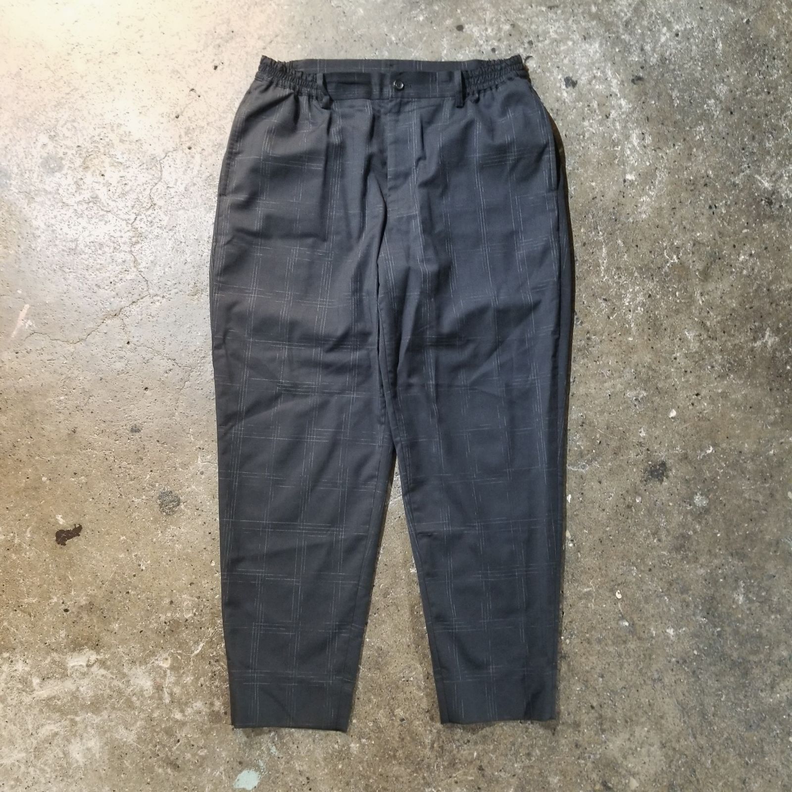 COMME des GARCONS HOMME DEUX 23ss ウールギャバ 擦れチェック柄