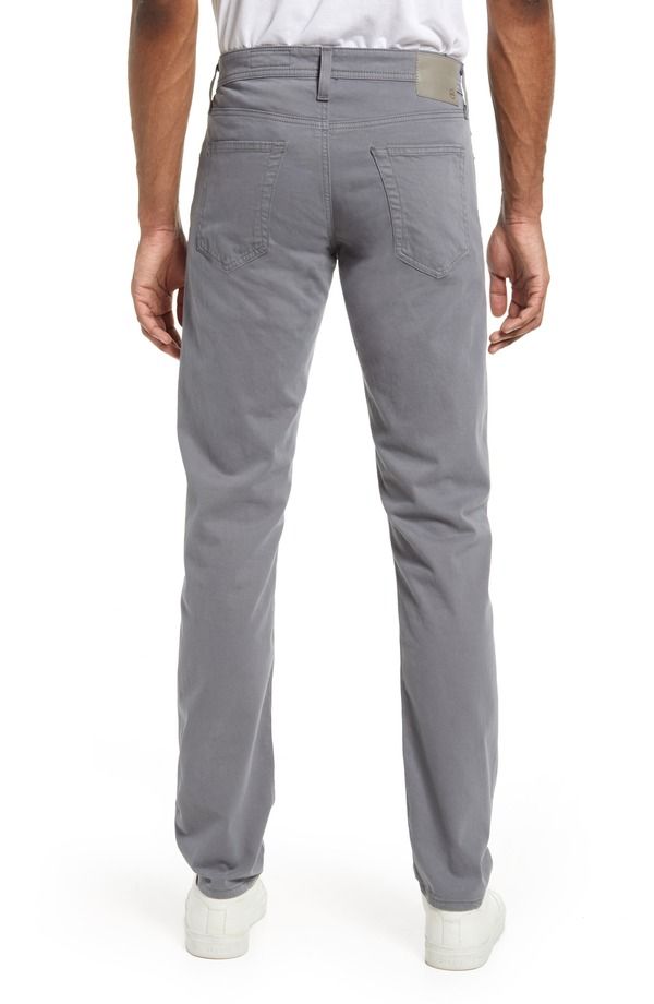 エージー メンズ ボトムス カジュアルパンツ スリムフィット Tシャツ AG Tellislim Fit Sateen Pants Autumn Fog