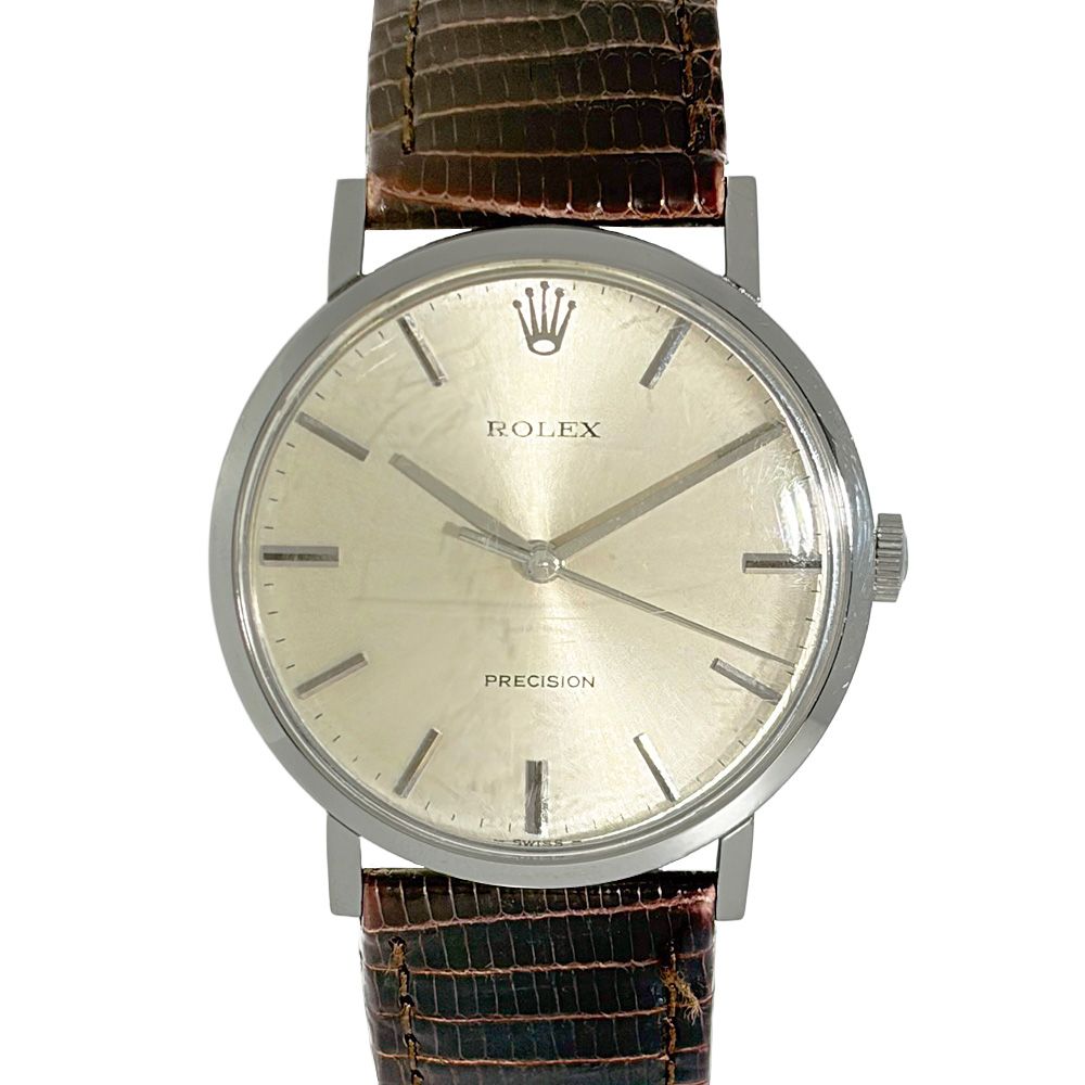 ロレックス ROLEX 3411 プレシジョン 7桁4番台 腕時計 シルバー文字盤 SS ヴィンテージ メンズ【中古】