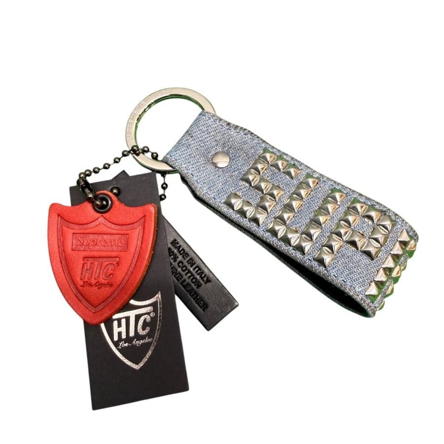 【微汚れ】 シュプリーム×ハリウッドトレーディングカンパニー Supreme×Hollywood Trading Company／HTC 23SS／ Studded Keychain Denim ／スタッズキーチェーン8065000234192