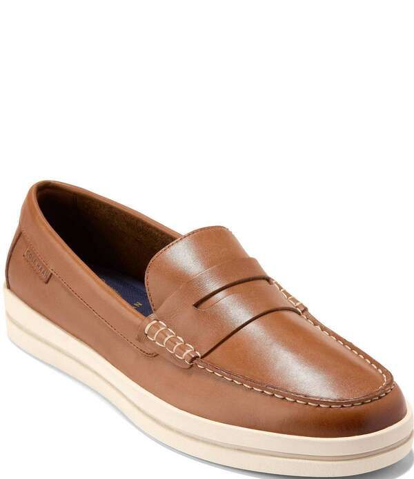 コールハーン メンズ シューズ スリッポン・ローファー Cole Haan Mens Pinch LongWeeknder Penny Loafers British TanAngora タン