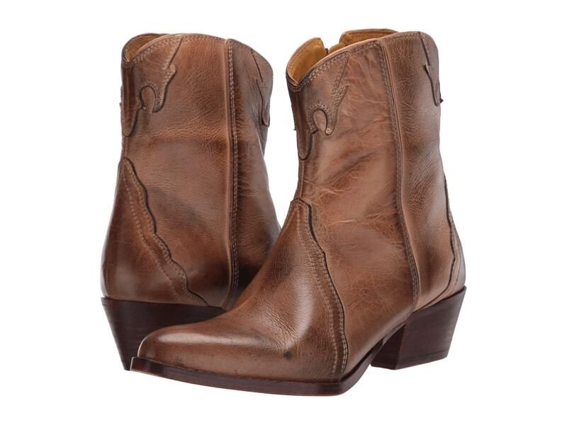 フリーピープル レディース シューズ ブーツ・レインブーツ Free People New Frontier Western Boot Distressed Tan タン