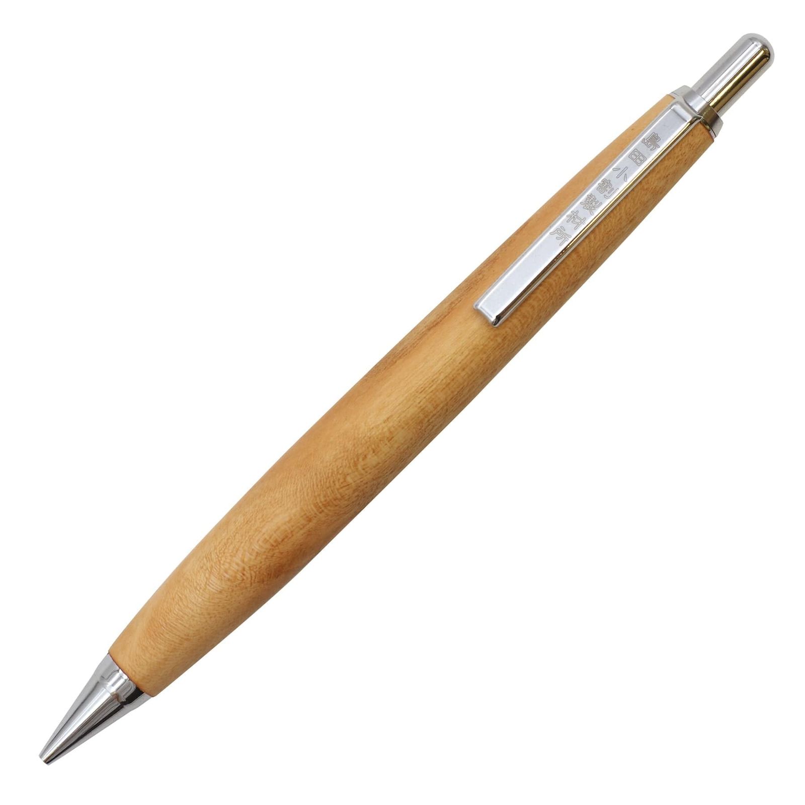 新品 限定 002SV 木軸 シャープペンシル 0.5mm【桃/もも】島田小割製材所 1721092
