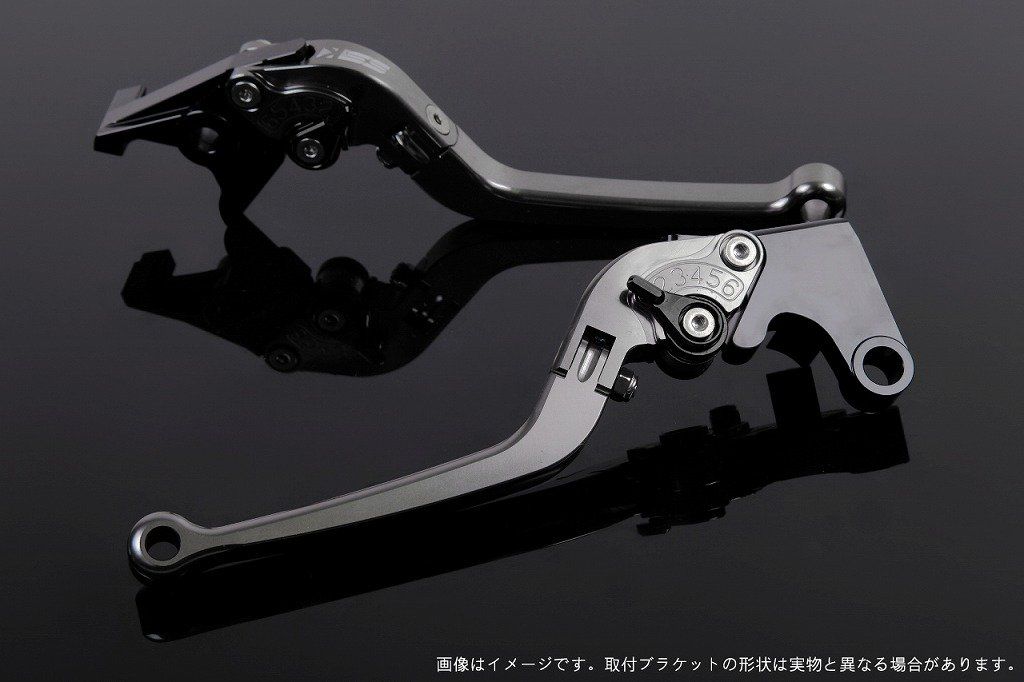 新品 SSK スピードラ アジャストレバーセット スタンダード可倒式 レバー本体カラー:チタン アジャスターカラー:ブラック HONDA ADV150 KF38