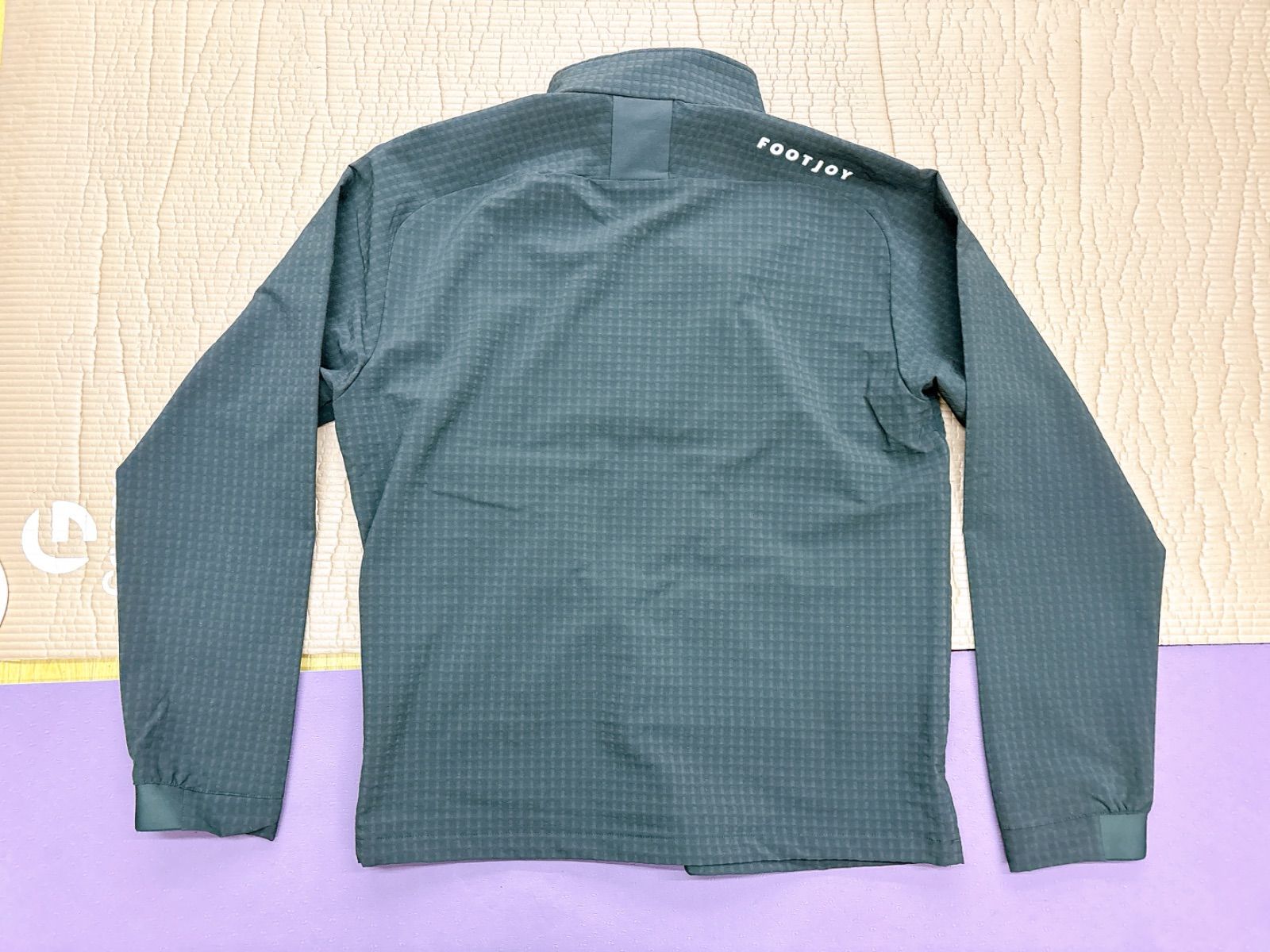 フットジョイ MEN'S TWINSOF 撥水 長袖ハーフジッププルオーバー