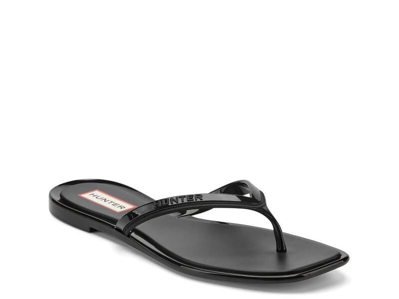 ハンター レディース シューズ サンダル HUNTERMarin Flip Flop Black ブラック