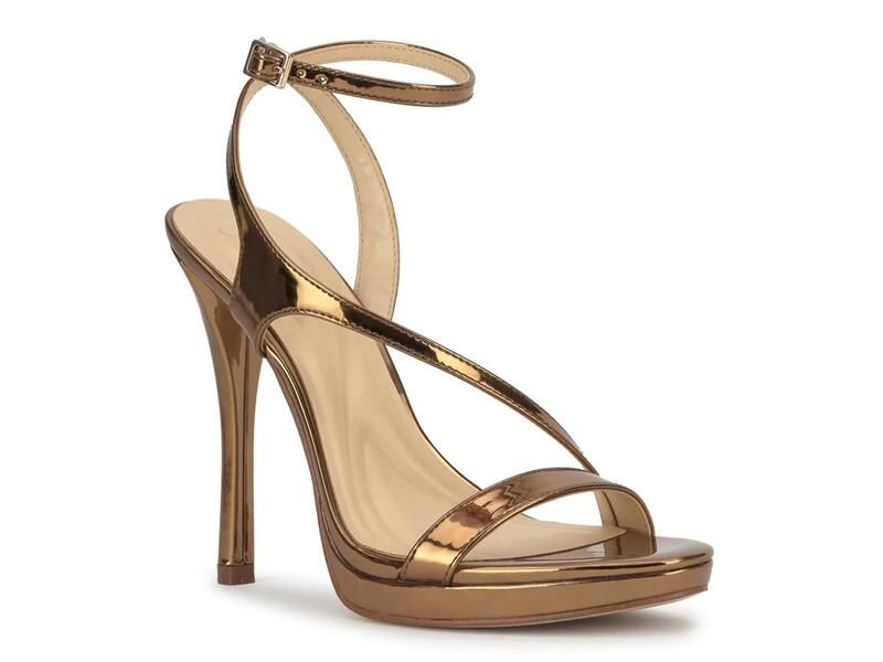 ジェシカシンプソン レディース シューズ サンダル プラットフォーム Jessica SimpsonDixia Platform Sandal Bronze Metallic メタリック