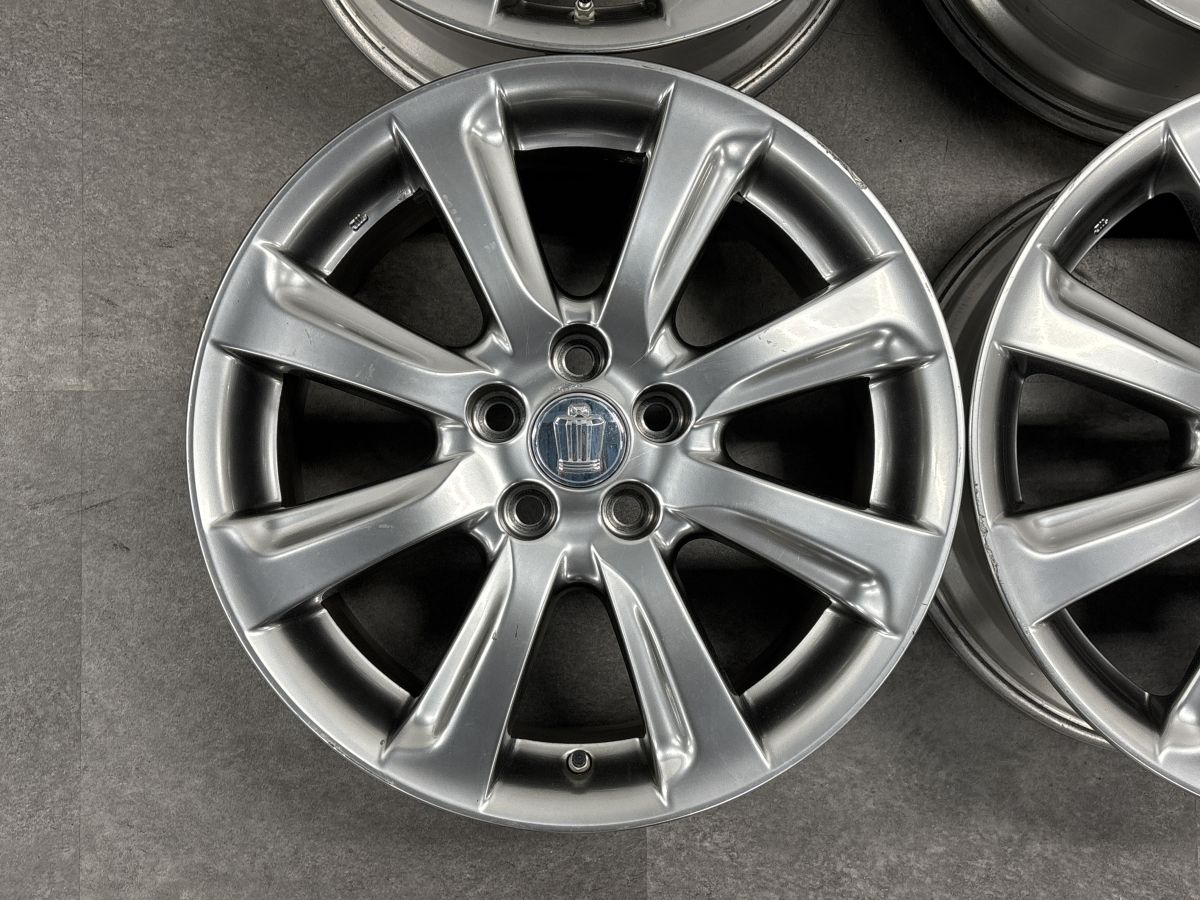 程度良好品】トヨタ 200 クラウン アスリート 純正 18in 8J +45 PCD114