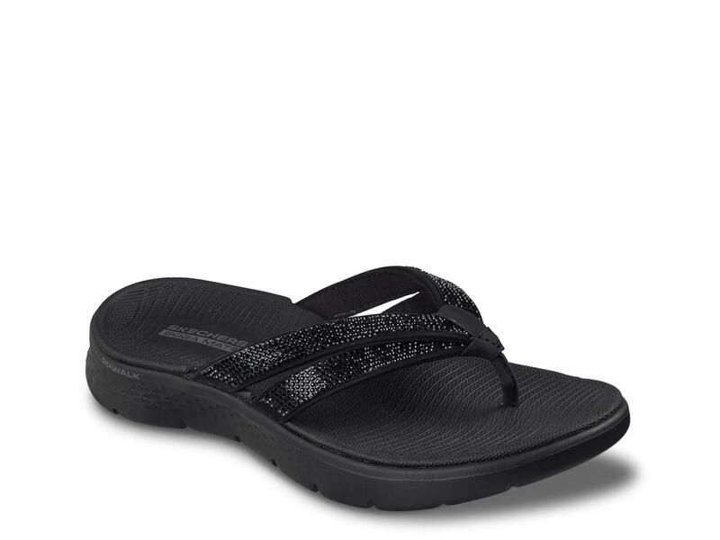 スケッチャーズ レディース シューズ サンダル SkechersGO WALK Flex Lindsey Sandal Black ブラック