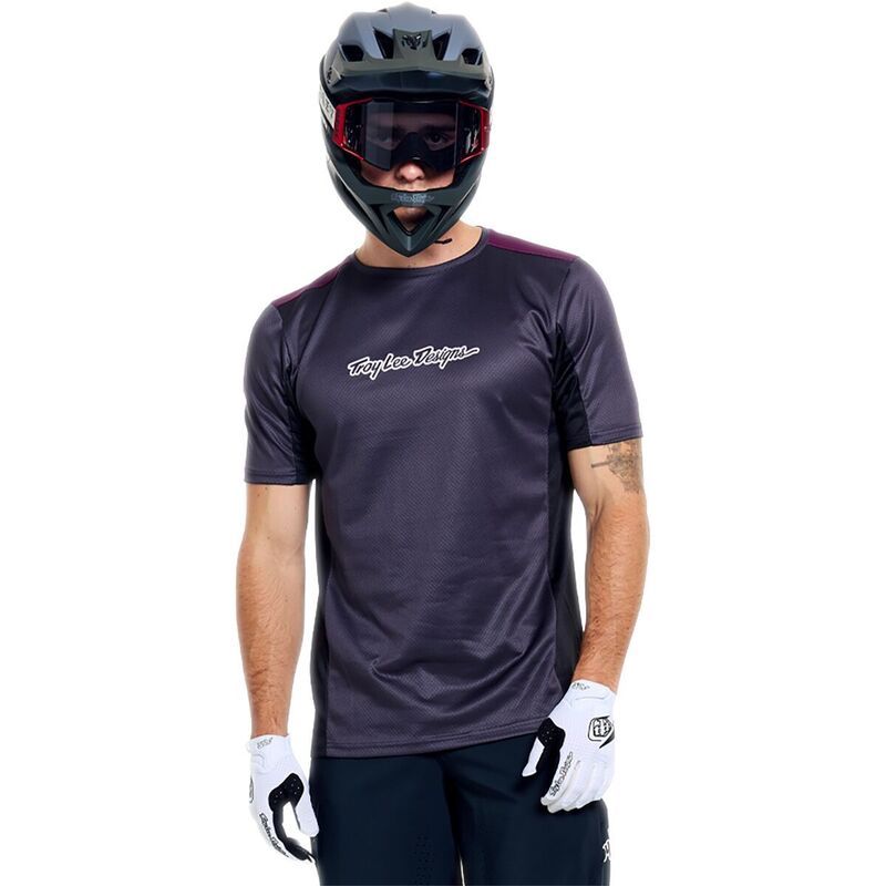 トロイリーデザイン メンズ トップス Tシャツ 半袖 ジャージー Troy Lee Designstage ShortSleeve Jersey Mensignature Carbon