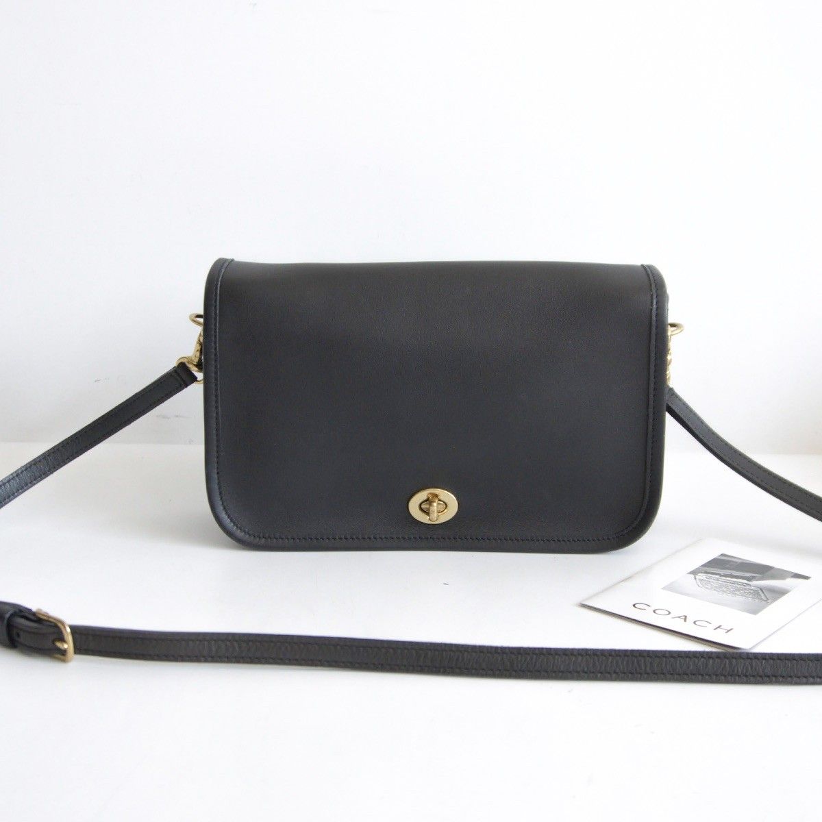美品】OLD COACH【2WAY ターンロック レザー ショルダーバッグ