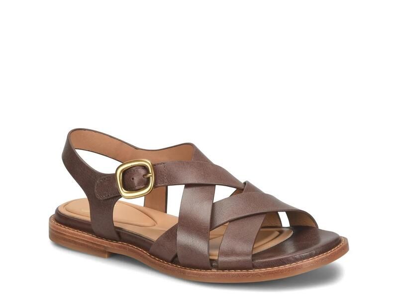 ソフト レディース シューズ サンダル SofftNancy Sandal Cocoa Brown Leather ブラウン