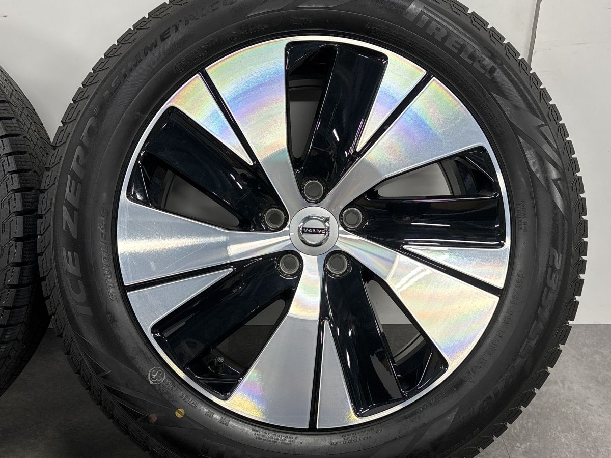 美品 バリ溝】ボルボ XC40 純正 18in 7.5J +50.5 PCD108 ピレリ アイス