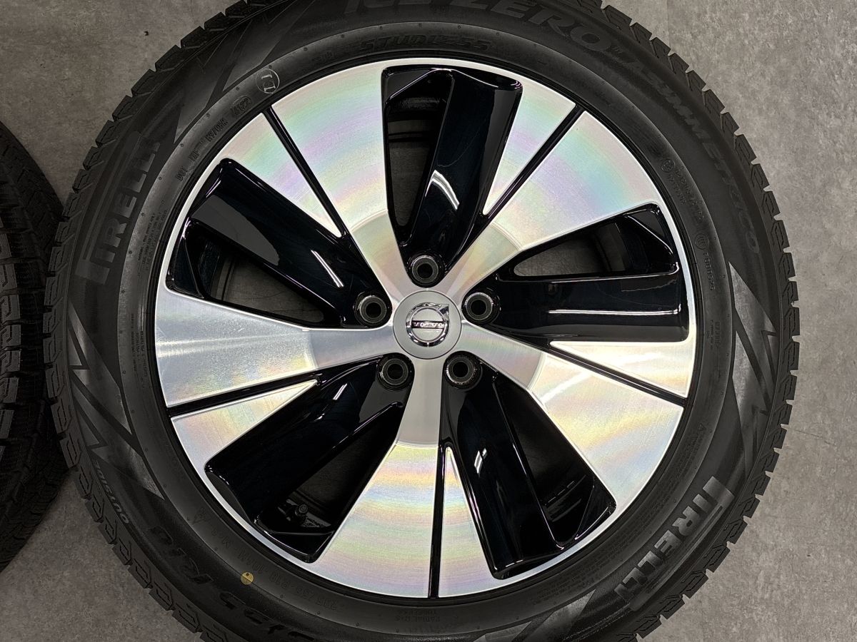 【バリ溝 美品】ピレリ235/55R18 ボルボ XC40 V90クロスカントリ 美品 バリ溝】ボルボ XC40 純正 18in 7.5J +50.5 PCD108 ピレリ アイス