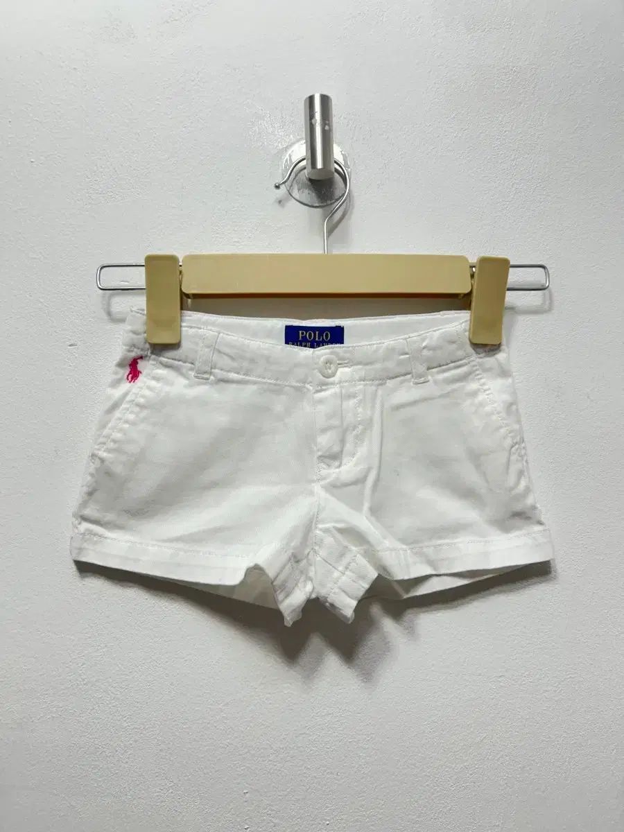 ポロラルフローレン ハーフパンツ 白 4T