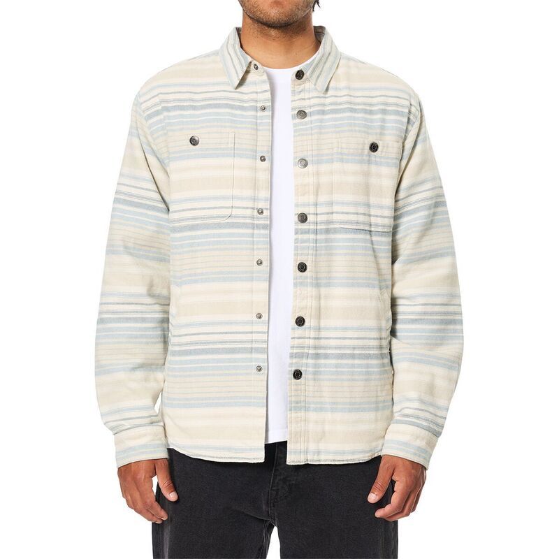 ケイティン メンズ アウター ジャケット・ブルゾン Katin Harold Stripe Jacket Mens Dusty Blue ブルー