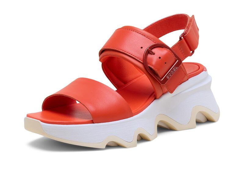 ソレル レディース シューズ ヒール SOREL Kinetic Impact Wedge Crimson FireHo クリムゾン