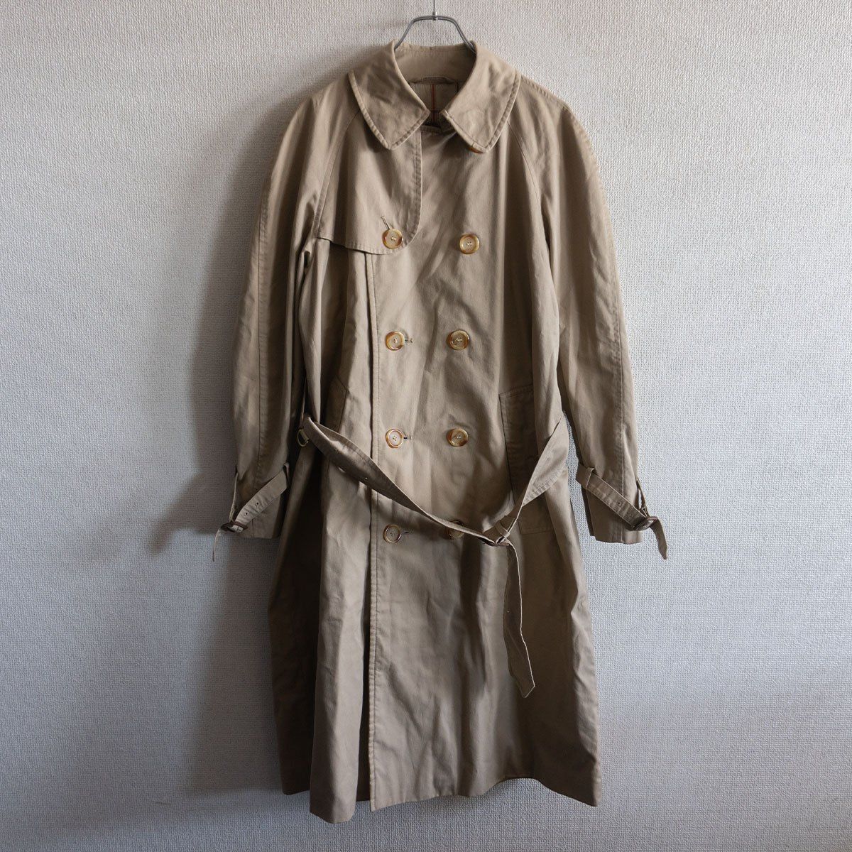 【美品】GRENFELL【80S/トレンチ コート】36 コットンツイル グレンフェル 26050403