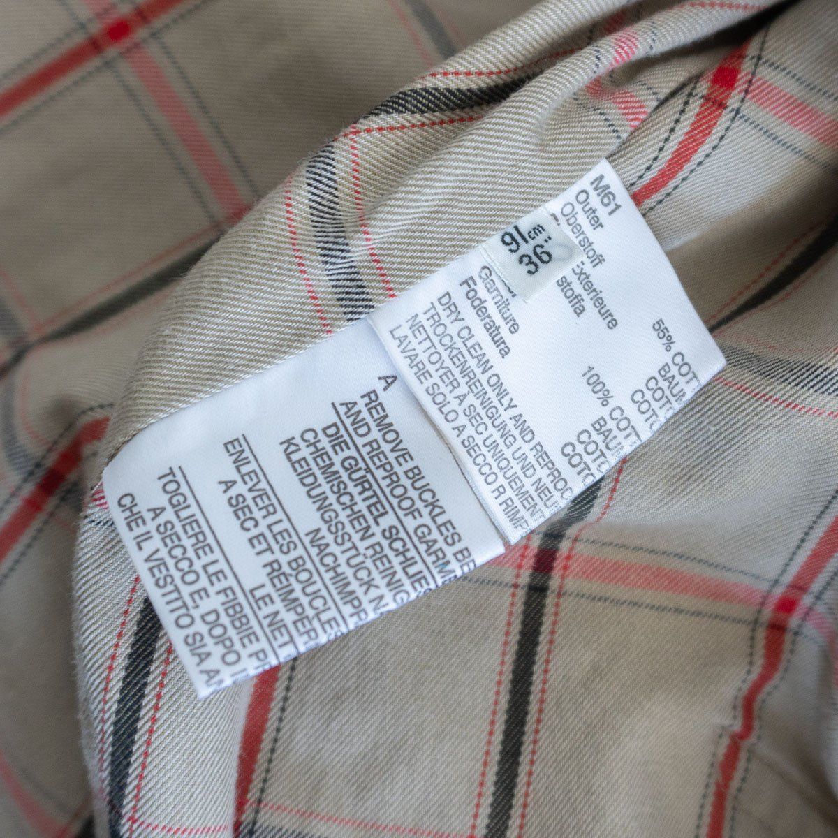 美品】GRENFELL【80S/トレンチ コート】36 コットンツイル