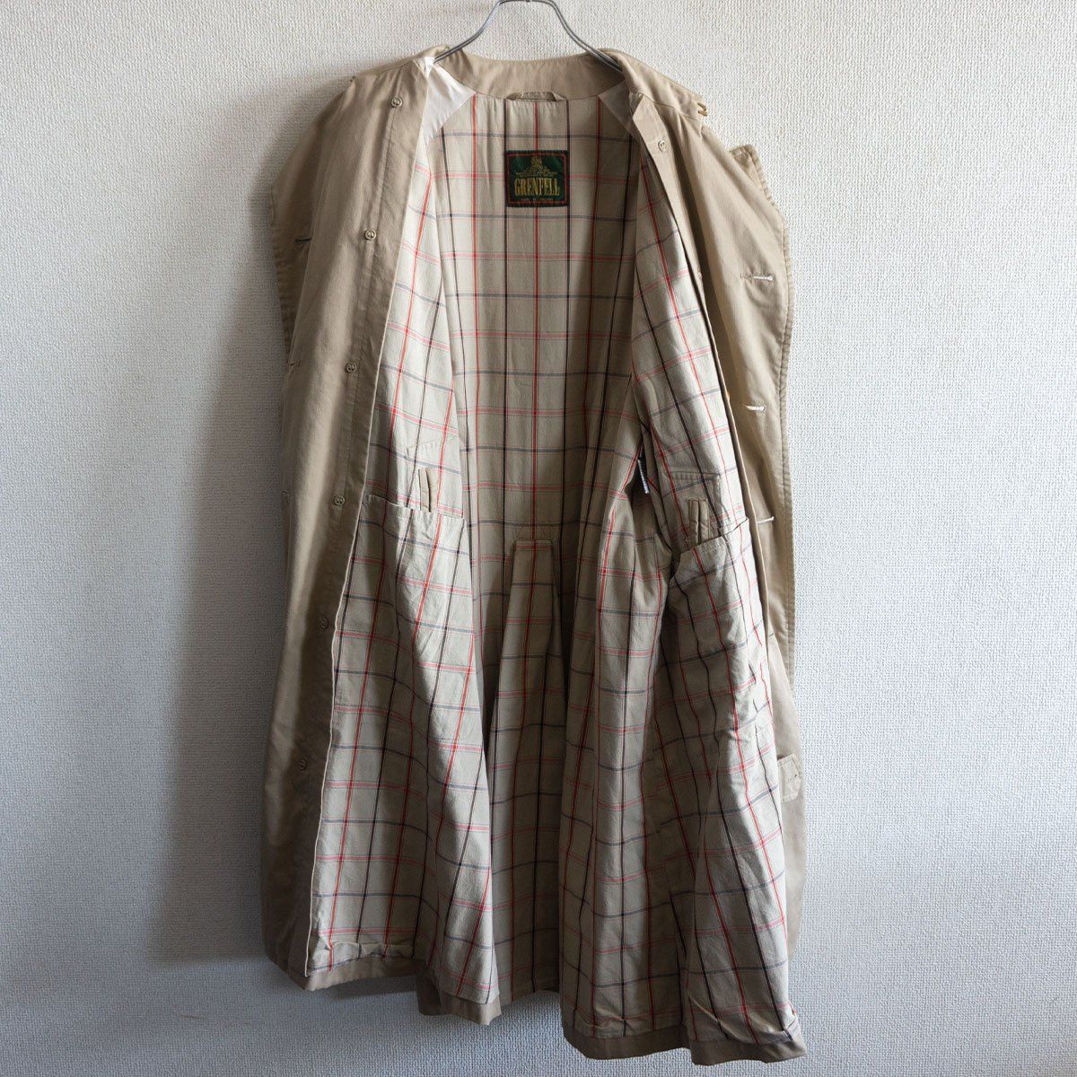 美品】GRENFELL【80S/トレンチ コート】36 コットンツイル