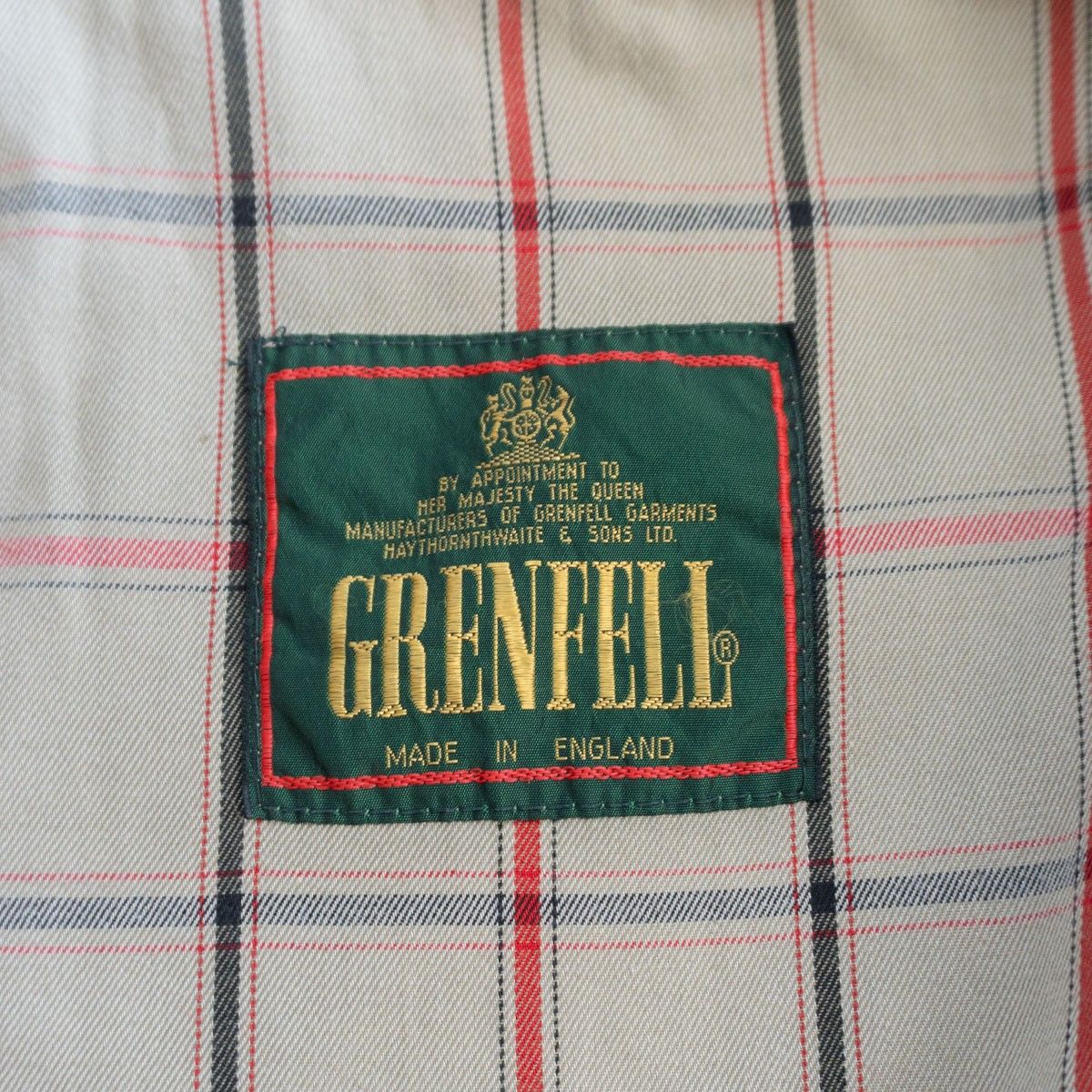 美品】GRENFELL【80S/トレンチ コート】36 コットンツイル
