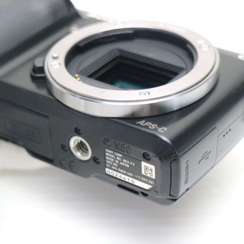 美品 NEX-F3 ブラック ボディ 即日発送 デジ1 SONY デジタルカメラ