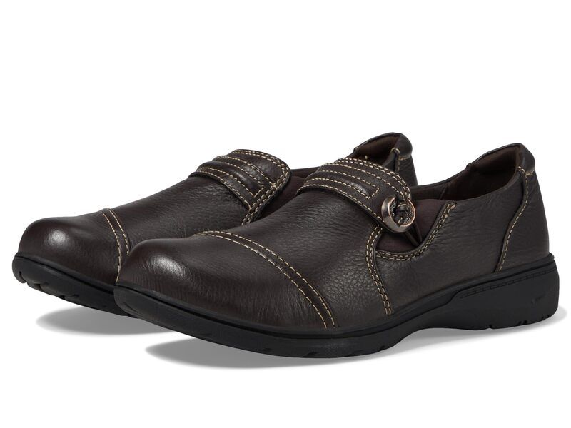 クラークス レディース シューズ サンダル Clarks Carleigh Pearl Dark Brown ブラウン