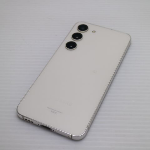 美品 SCG19 Galaxy S23 クリーム AU スマホ SAMSUNG 即日発送 土日祝