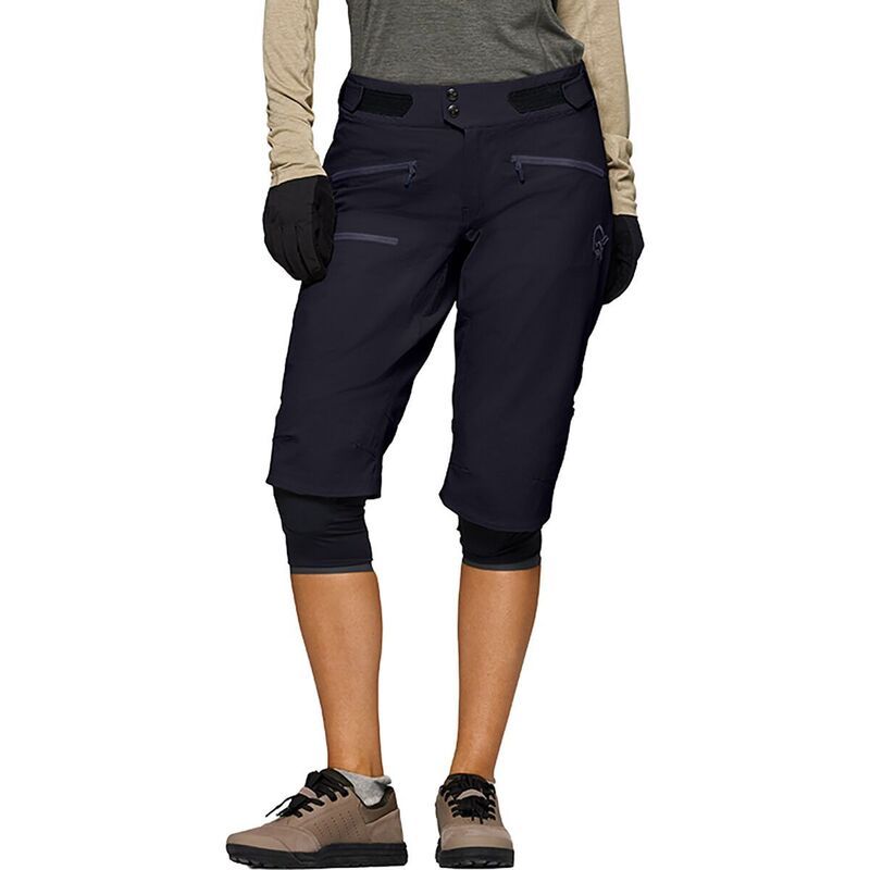 ノローナ レディース ボトムス ハーフパンツ・ショーツ Norrona Fjora Flex1 Short Womens Caviar Black ブラック