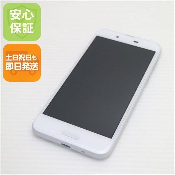 新品同様 SHV40 AQUOS sense ホワイト スマホ 即日発送 スマホ 白ロム au SHARP 土日祝発送OK 08000
