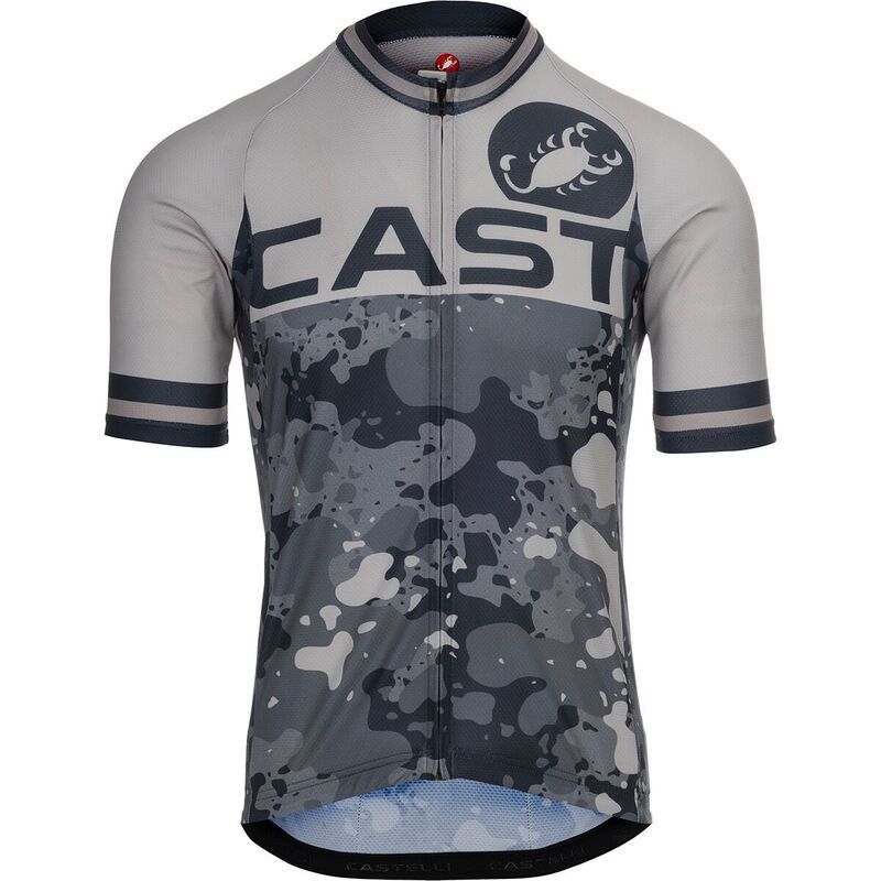 カステリ メンズ トップス Tシャツ ジャージー Castelli Attacco 2 Limitedition Jersey Mensilver MoonDark GrayClay グレー