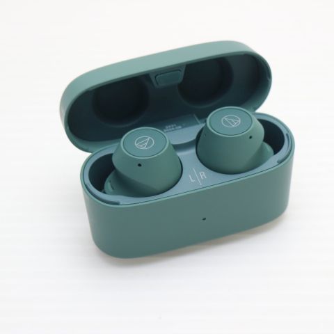 超美品 ATH-CKS30TW+ エバーグリーン イヤホン オーディオテクニカ
