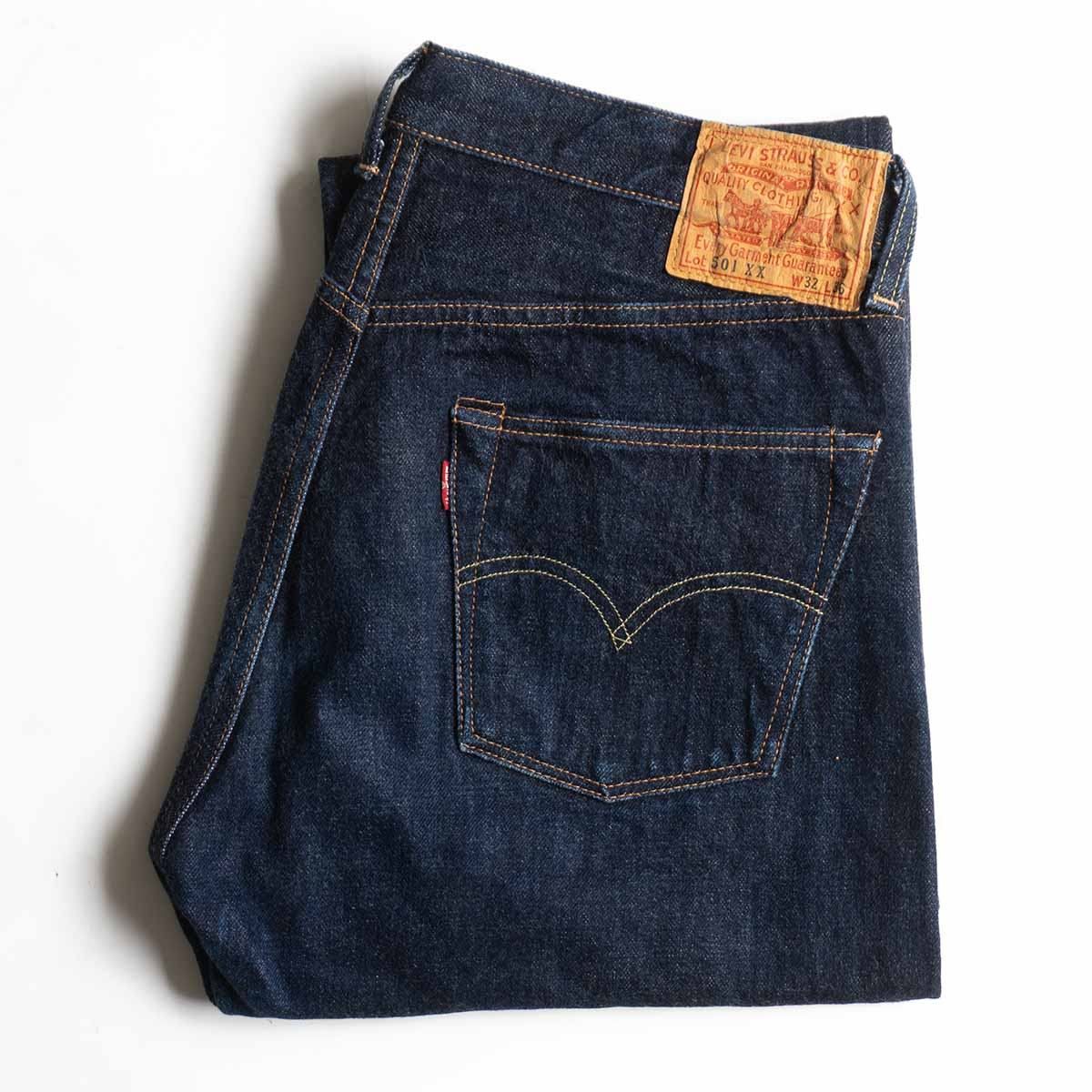 【美品/濃紺】 LEVI'S VINTAGE CLOTHING【 55501 / 501XX ビッグE デニムパンツ 】32×36 旧日本製 wsm 26050392