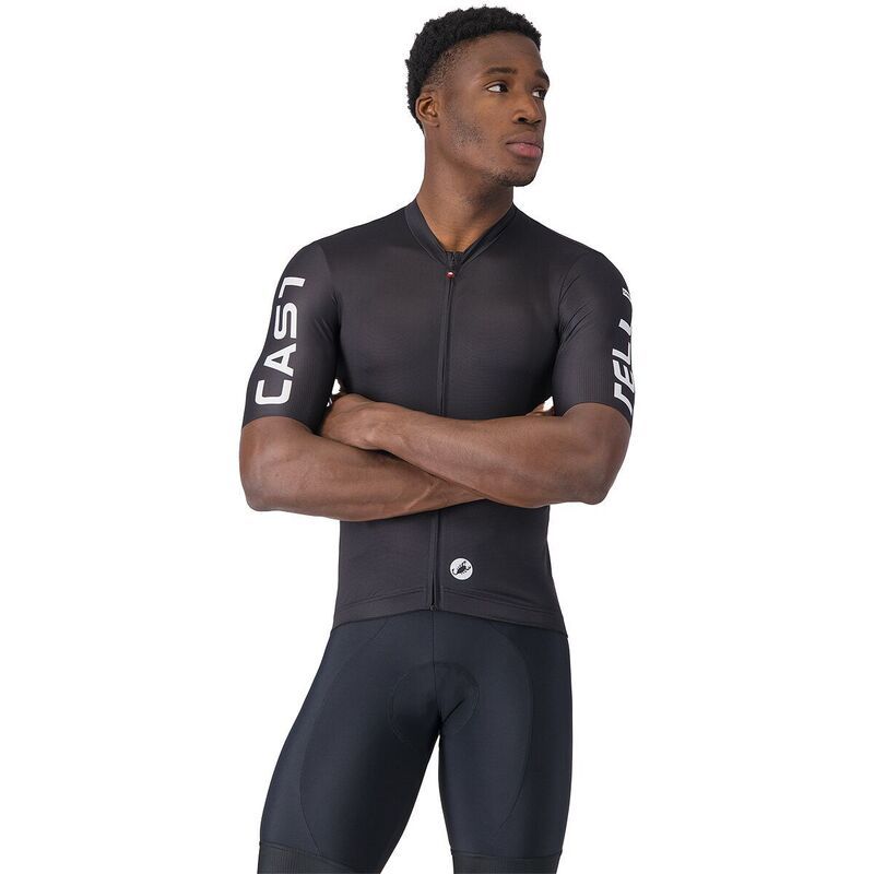 カステリ メンズ トップス Tシャツ ジャージー Castelli Entratapex Jersey Mens BlackWhite ホワイト