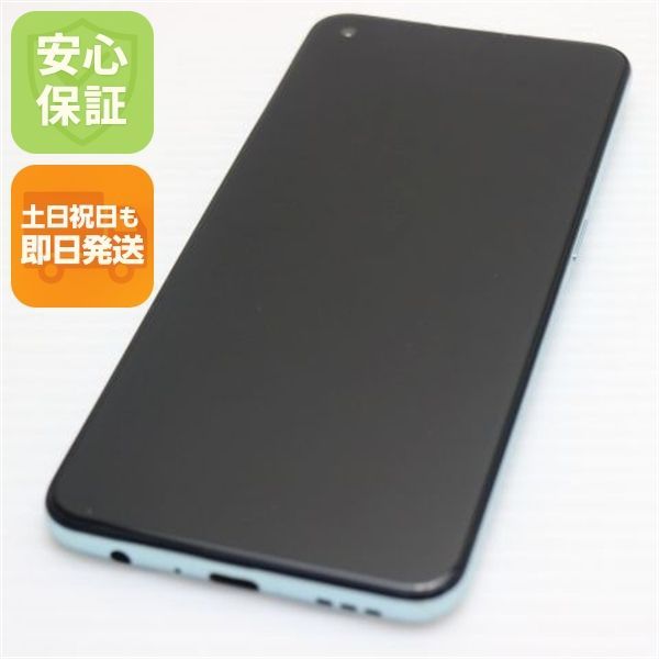 超美品 SIMフリー OPPO Reno5 A アイスブルー 本体 即日発送 土日祝