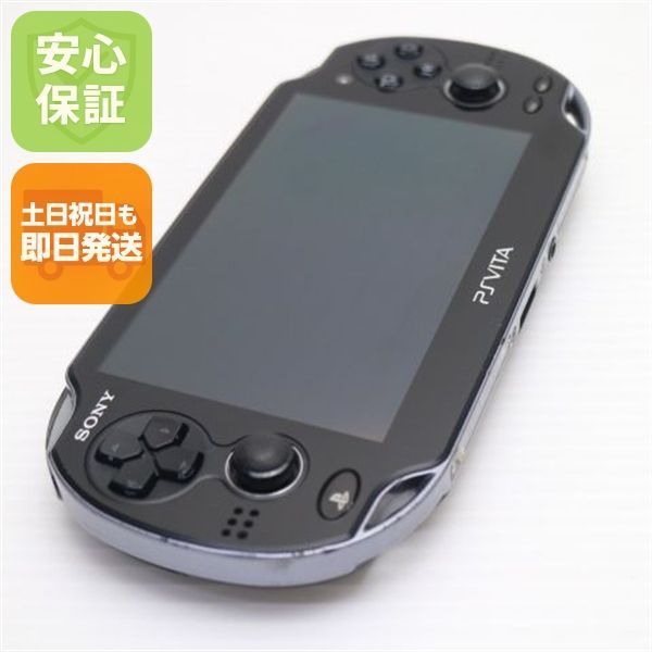 良品中古 PCH-1100 PS VITA ブラック 即日発送 game SONY PlayStation 3G/Wi-Fi 本体 土日祝発送OK 08000