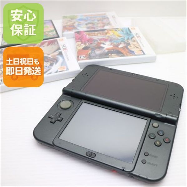 中古 Newニンテンドー3DS LL メタリックブラック 即日発送 game 任天堂 本体 土日祝発送OK 08000