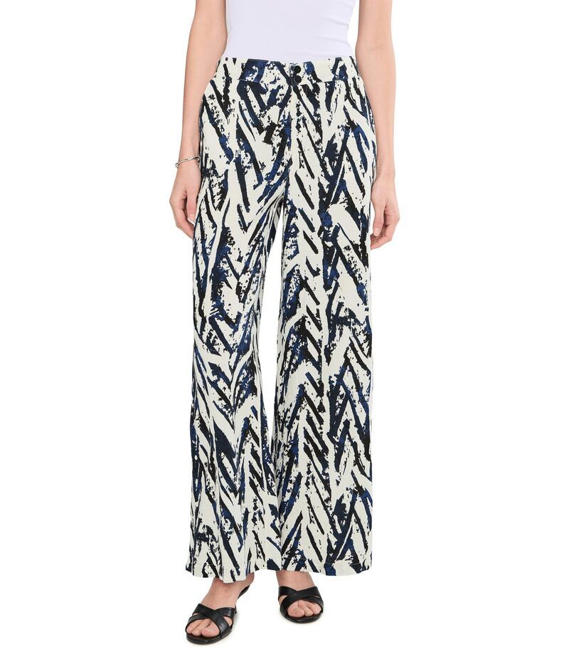 ニックプラスゾーイ レディース ボトムス カジュアルパンツ ワイドレッグ リネン NICZOE 31 Indigo Crosshatch Linen Wide Leg Pants Indigo Multi インディゴ