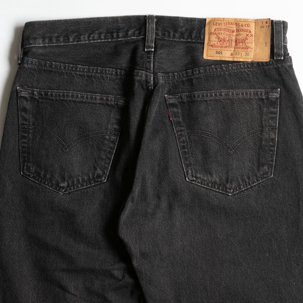 後染め/ゴールデンサイズ】 LEVI'S 【90s/501 ブラックデニム デニム
